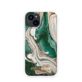 Ideal Of Sweden Fashion Golden Jade Marble Apple iPhone 13