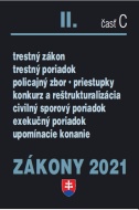 Zákony 2021 II. C - Trestné právo, Exekučný poriadok, Správne právo a súdne spory - cena, porovnanie