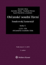 Občanské soudní řízení. Soudcovský komentář. Kniha V. - 3. vydání