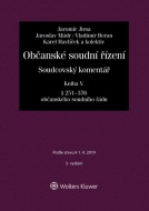 Občanské soudní řízení. Soudcovský komentář. Kniha V. - 3. vydání - cena, porovnanie