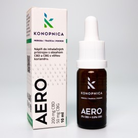 Konopnica CBD AERO inhalačná zmes 2% CBD & 0,5% CBG 10ml