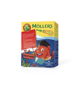 Möllers Omega 3 Želé rybičky 45ks - cena, porovnanie