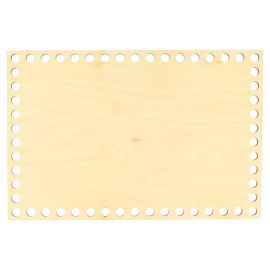 Ideal obdĺžnikové dno na háčkovaný košík 20 x 30 cm