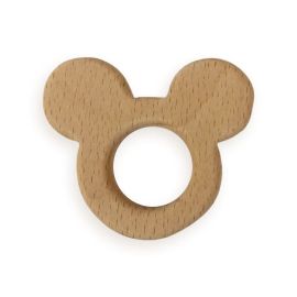 Ideal drevené hryzátko Mickey Mouse