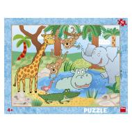 Dino Puzzle Zvieratká v ZOO 40ks - cena, porovnanie