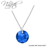 Naneth Náhrdelník Swarovski Classic Cut modrý Sapphire - cena, porovnanie