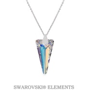 Naneth Náhrdelník s kryštálom SPIKE Swarovski dúhový AB 18 mm - cena, porovnanie