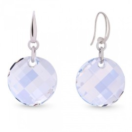 Naneth Náušnice Luna s kryštálmi Swarovski Elements Blue Shade