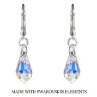 Naneth Náušnice Teardrop s kryštálmi Swarovski Elements AB - cena, porovnanie