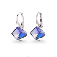 Naneth Náušnice kocky Swarovski Bermuda Blue 8 mm - cena, porovnanie