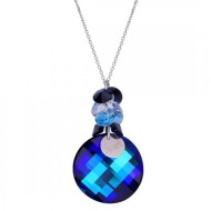 Spark Náhrdelník Luna Dives Bermuda Blue s kryštálmi Swarovski Elements - cena, porovnanie