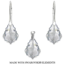 Naneth Set s kryštálmi Swarovski Elements Baroque Crystal 22 mm