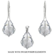 Naneth Set s kryštálmi Swarovski Elements Baroque Crystal 22 mm - cena, porovnanie