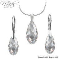 Naneth Súprava BRIOLETTE s kryštálmi Swarovski Elements Crystal 17/21 mm - cena, porovnanie