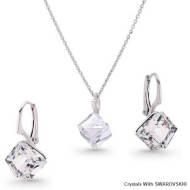 Naneth Swarovski set kocky Crystal biele 8 mm - cena, porovnanie