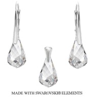 Naneth Swarovski set Helix Crystal 18 mm - cena, porovnanie