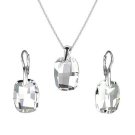 Naneth Set s kryštálmi Swarovski Graphic Crystal 19 mm Set s retiazkou / bez retiazky: Set s retiazkou