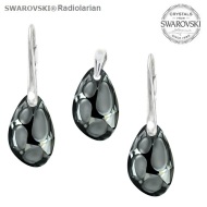 Naneth Set s kryštálmi RADIOLARIAN Swarovski Crystals Silver Night - cena, porovnanie