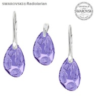 Naneth Set s kryštálmi RADIOLARIAN Swarovski Crystals Tanzanite - cena, porovnanie