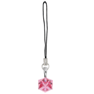 Naneth Prívesok na mobil kocka Swarovski Light Rose 6 mm - cena, porovnanie