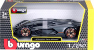 Bburago 1:24 Plus Lamborghini Terzo Millenio Grey - cena, porovnanie