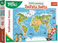Trefl Puzzle Treflíci spoznávajú zvieratá sveta - cena, porovnanie