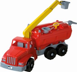 Androni Giant Trucks hasičký automobil s plošinou a funkčnou striekačkou 74cm
