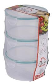 MagicHome Dóza Lunchbox R808 3ks okrúhle