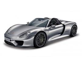 Bburago 1:24 Plus Porsche 918 Spyder Metallic Grey