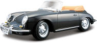 Bburago 1:24 Porsche 356 B Cabriolet Black - cena, porovnanie