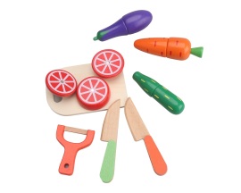 Mac Toys Zelenina - drevená, krájanie