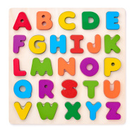 Woody Puzzle ABC masívne písmená na doske - cena, porovnanie