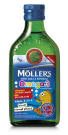 Möllers Omega 3 Ovocná příchuť 250ml