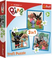 Trefl Puzzle 3v1 Bing Zábava s priateľmi - cena, porovnanie
