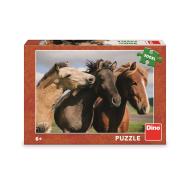 Dino Puzzle Farebné kone 300 XL - cena, porovnanie