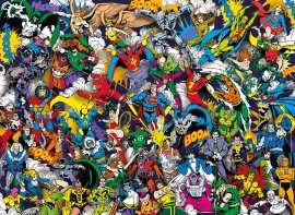 Clementoni Puzzle Impossible Justice League 1000