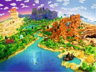 Ravensburger Puzzle Minecraft: Svet Minecraftu 1500 - cena, porovnanie