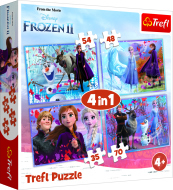 Trefl Puzzle Frozen 2, 4v1 - cena, porovnanie