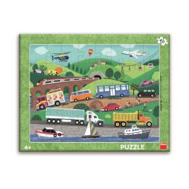 Dino Puzzle Dopravné prostriedky 40