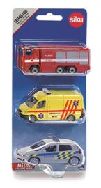 Siku Česká verzia - set mix polícia, hasiči, ambulancia