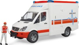 Bruder Záchranná autá - Ambulancia Sprinter s vodičom
