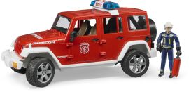 Bruder 02528 Jeep Wrangler Požiarnici s figúrkou