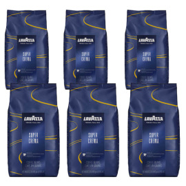 Lavazza 6kg balíček Super Crema zrnková káva