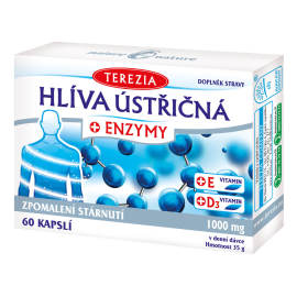 Terezia Company Hliva ustricova + enzýmy 60tbl
