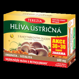 Terezia Company Hliva ustricovitá s rakytníkovým olejom 60tbl