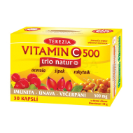 Terezia Company Vitamin C 500mg TRIO NATUR+ 30tbl - cena, porovnanie