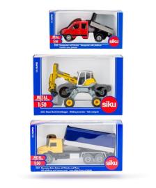 Siku Super - set 3 stavebných strojov B 1:50