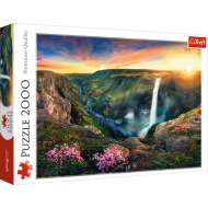 Trefl Puzzle Vodopád Háifoss, Island 2000 - cena, porovnanie