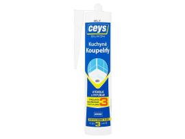 Ceys Silikón Kúpeľne a kuchyne, biely 280ml