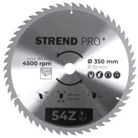 Strend Pro Kotúč TCT 350x3.6x30 mm 54T, na drevo